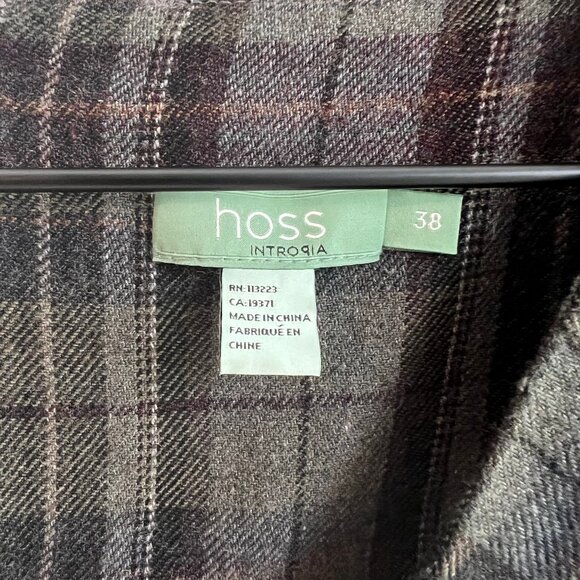 Anthropologie Wool Blend Rustic Cottage Plaid Mini Midi Dress Scottish Outlander - Picture 2 of 6